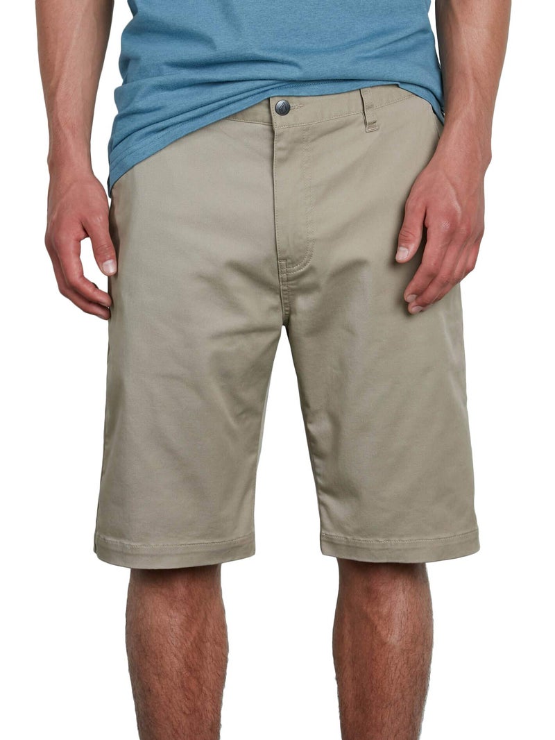 Volcom Men's Vmonty Stretch Chino Short, KHAKI, 32 - Image 1
